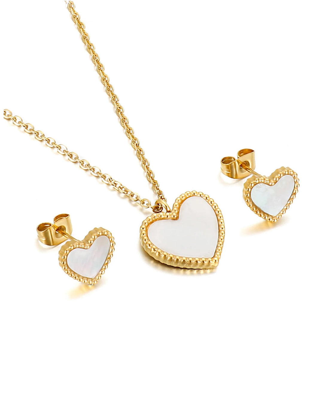 Kiki White/Gold Set