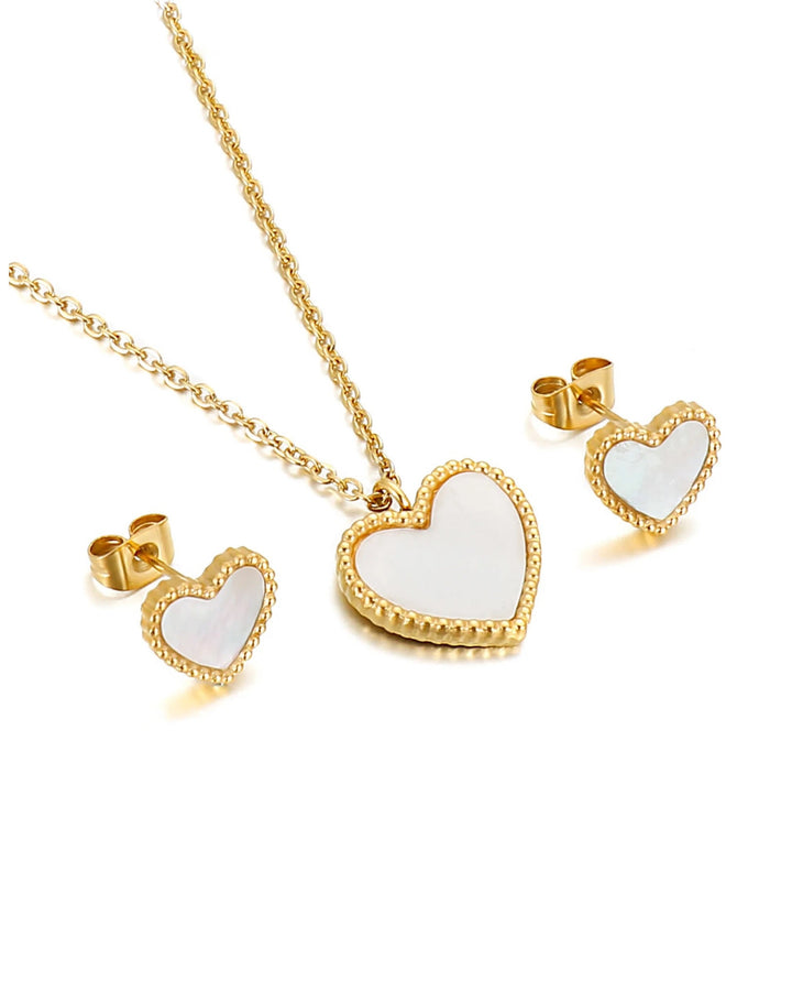 Kiki White/Gold Set