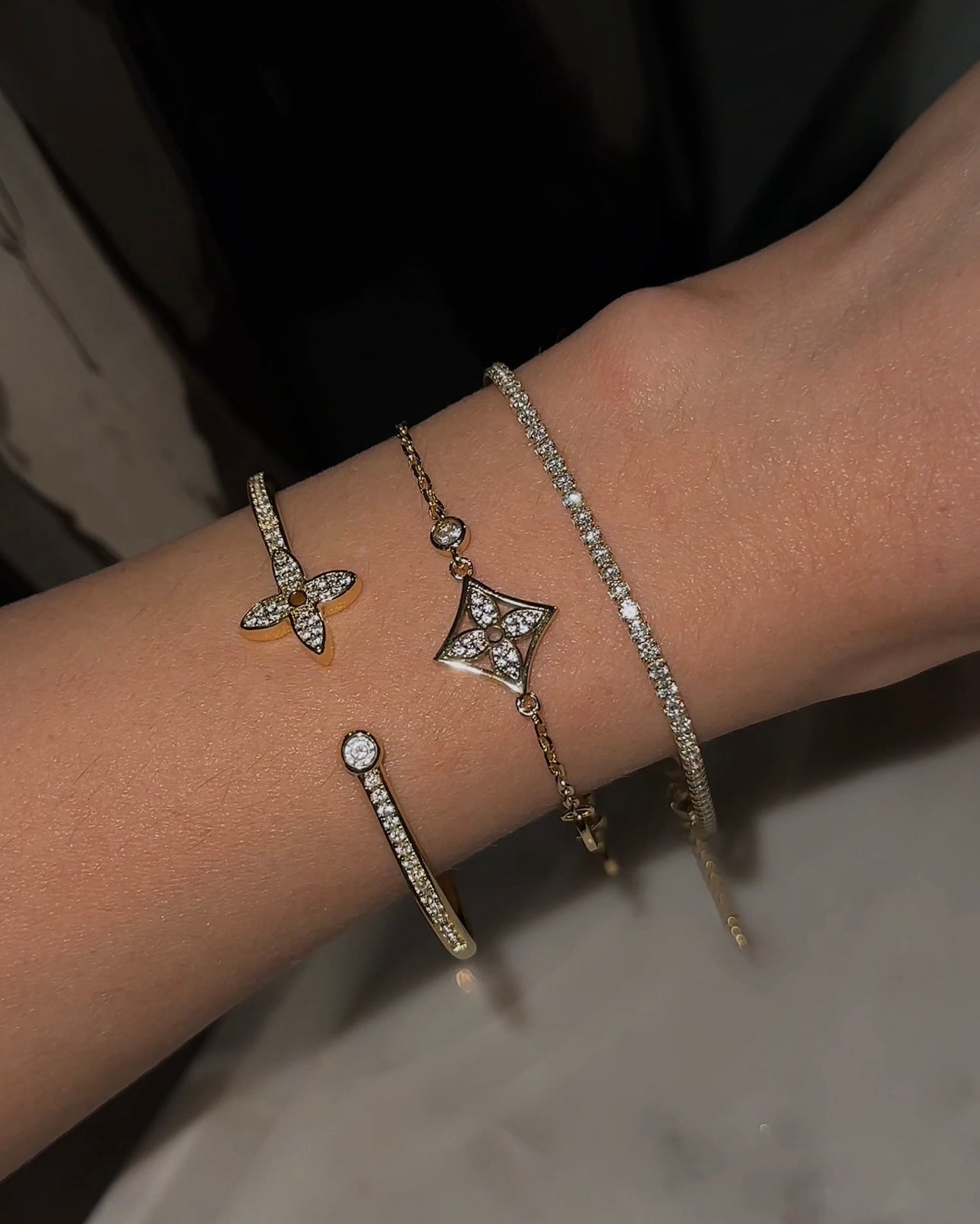 Tennis Gold Bileklik